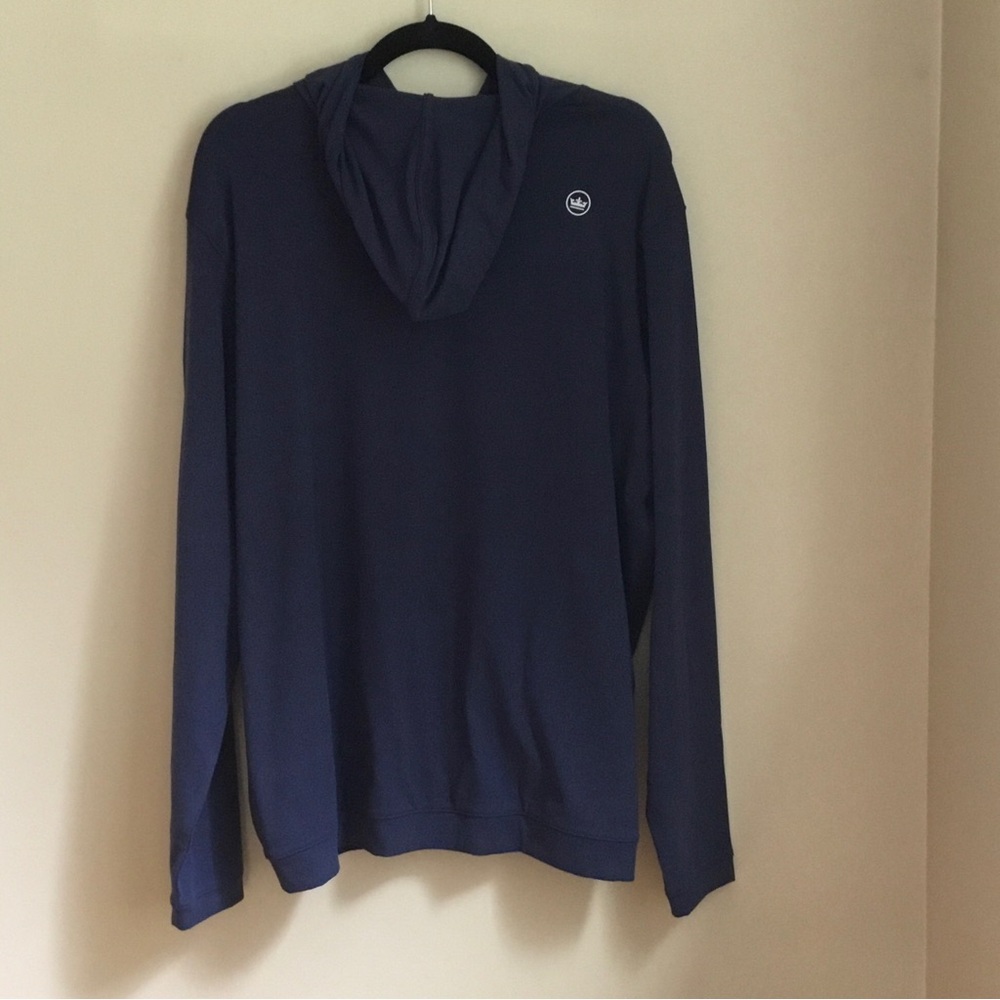 Peter Millar Baltusrol Golf Club Navy Hooded Pullover Large - Picture 4 of 6